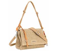 Desigual sac à épaule bandoulière Half Logo Raffia Venecia Bag Natural beige