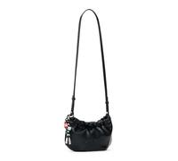 Desigual Sac à bandoulière Half Logo Waverly 40 cm Noir Taille unique