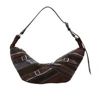 Desigual Sac à épaule bandoulière marron brun foncé pour femme - Fibonacci Munster 2.0 Crossbody Bag Dark Camel 321026