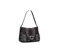 Desigual sac à bandoulière Poker Face Posadas Mini 2.0 marron foncé