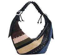 Desigual sac à épaule bandoulière Quebec Whipstich Patch Crossbody Bag Brown multicolore