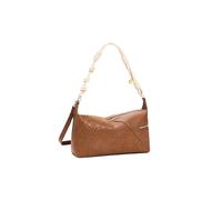 Desigual Sac à bandoulière Sierra 32 cm – polyuréthane Camel Marron, fermeture zippée