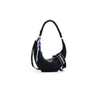 Desigual Sac bandoulière Zante Half Logo 42x20x7 cm Noir
