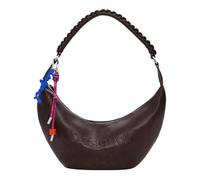 Desigual sac à épaule bandoulière Zante Half Logo Crossbody Bag Chocolate