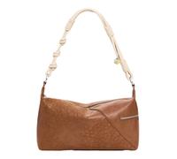 Desigual Sac à bandoulière Sierra 32 cm – polyuréthane Camel Marron, fermeture zippée
