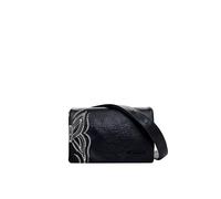 Desigual Sac à main en polyuréthane pour femme, noir, Noir, Taille unique