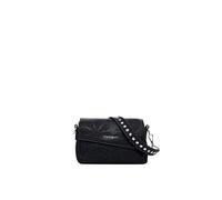 Desigual Sac à main en polyuréthane pour femme, Noir, Taille unique