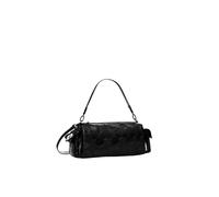 Desigual Sac à main en polyuréthane pour femme, noir, taille unique, Noir, One size