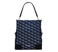 Desigual Sac à main 24WAXA38 Arco Loverty sac à épaule bandoulière en denim Bleu marine
