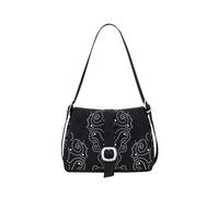Desigual Sac bandoulière 'Poker Face Posadas' noir / argent, Taille One Size