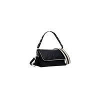 Desigual Sac de corps cross en polyuréthane pour femme, Noir, Taille unique