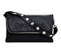 Desigual Sac de corps cross en PU pour femme, noir, Noir
