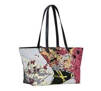 Desigual Sac shopper rose jaune pour femme - Poster Lacroix Shopping Bag Tutti Fruti 281625