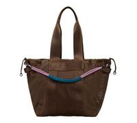 Desigual sac shopper sac à épaule Neo Grunge Sula Shopping Bag Brown marron foncé