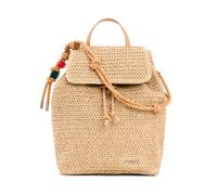 DESIGUAL Sacs à dos et sacs banane pour femmes Petit sac à dos en raphia avec breloques