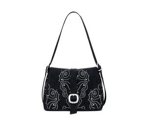 DESIGUAL Sacs, articles de toilette et valises pour femmes Petit sac bandoulière effet cuir clouté