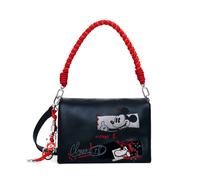 Desigual sac à épaule bandoulière Mickey Rock Dortmund Flap Bag Black noir