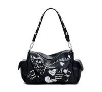 DESIGUAL Sacs, articles de toilette et valises pour femmes Sac bowling moyen effet cuir avec lettres