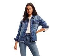 Desigual savanha Veste en Jean pour Femme, Bleu