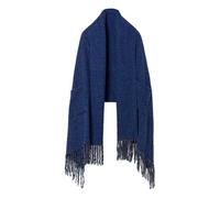 Desigual Écharpe longue Boa en tissu Bleu Taille unique Femmes