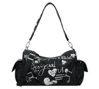 DESIGUAL Sacs, articles de toilette et valises pour femmes Sac bowling moyen effet cuir avec lettres
