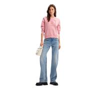 Desigual Sweat à Manches Longues en Tricot pour Femme Shirt, Rouge, XL
