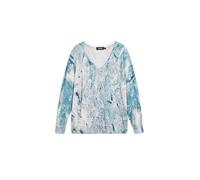 Desigual Sweat-shirt Jers Ottawa Femme Bleu Taille XS