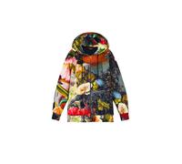 Desigual Sweat-shirt bleu / jaune / vert foncé / rouge, Taille M