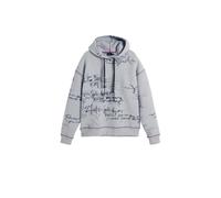 Desigual Sweat-shirt gris clair / noir, Taille L