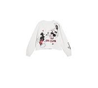 Desigual Sweat-shirt 'Mickey Mouse™ Kiss' noir / blanc, Taille 152