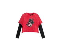 Desigual Sweat-shirt 'Minnie Mouse' rouge / noir, Taille 98-104