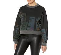 Desigual Sweat_Tokyo Maillot de survêtement, Noir, Taille L Femme