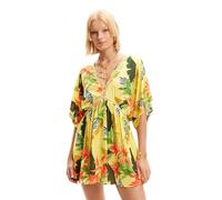 Desigual Swim_Top Tropical Haut de Bikini, Jaune, Taille S Femme