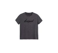 Desigual T-shirt gris foncé / noir, Taille L