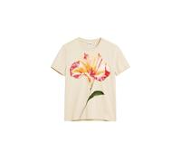 Desigual T-shirt jaune foncé / rouge / blanc cassé, Taille L