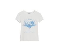 Desigual T-shirt 'Love the planet' bleu / blanc, Taille S