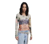 Desigual T-shirt mélange de couleurs, Taille M