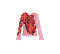 Desigual T-shirt rose / rouge, Taille XS