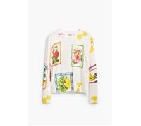 Desigual Tampere - Pull femme multicolore, chaud et confortable XL