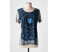 desigual tee-shirts et débardeurs femme de couleur gris 36