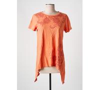 desigual tee-shirts et débardeurs femme de couleur orange 36