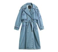 Desigual - Trench Chaq Gresil - Femme - Manteaux - Bleu - Taille: 40 FR