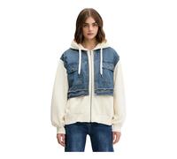 Desigual - Trucker Sweat à capuche - Femme - Sweatshirts et sweats à capuche - Beige - Taille: 40 FR