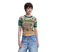 Desigual TS_Africa, 4034 Green Adventure, L