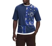 Desigual TS_Back Cutting Pai T-Shirt, Inde, L Homme