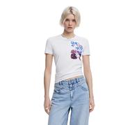 Desigual TS_Botanical_Lacroix, 1000 White, XL