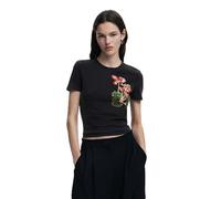 Desigual TS_Botanical_Lacroix, 2000 Black, XL