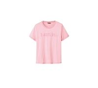 Desigual T- Shirt à Manches Courtes en Tricot pour Femme, Rouge, XL