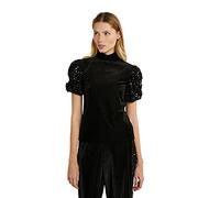 Desigual TS_GWENDOLINE T-Shirt, Noir, XL Femme
