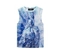Desigual TS_Marie Antoinette T-Shirt, White, XL aux Femmes